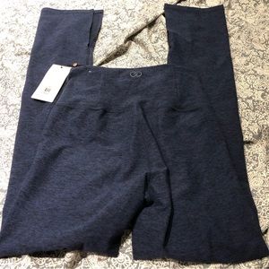 NWT Calia ultra high rise blue black bootcut leggings small